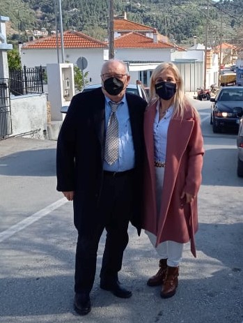Σκόπελος: Περιοδεία της Δωροθέας Κολυνδρίνη στα υπό εξέλιξη έργα