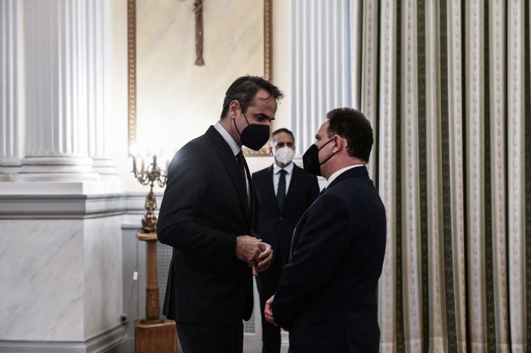Συνάντηση Κυρ. Μητσοτάκη- Γ. Γεωργαντά