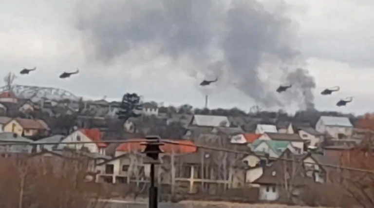 Πόλεμος στην Ουκρανία: Aερομαχίες κοντά στο Κίεβο – Δείτε τα συγκλονιστικά βίντεο (video)