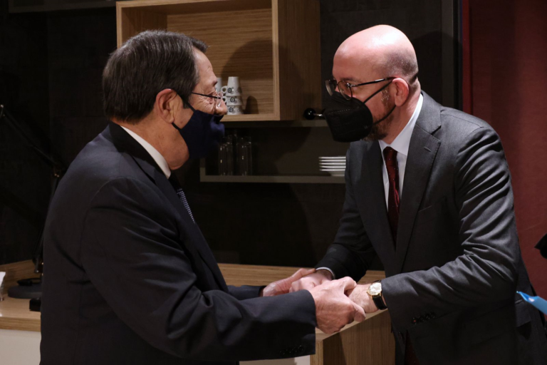 Η άρση του αδιεξόδου στο Κυπριακό στο επίκεντρο της συνάντησης Αναστασιάδη-Μισέλ στη Βρέστη
