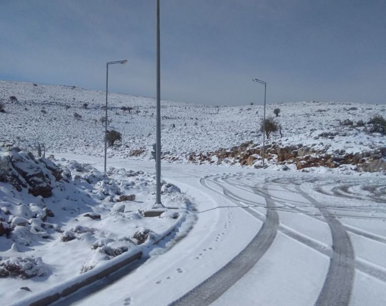 Χίος: Θύελλα 10 μποφόρ με χιονοπτώσεις στα ορεινά του νησιού
