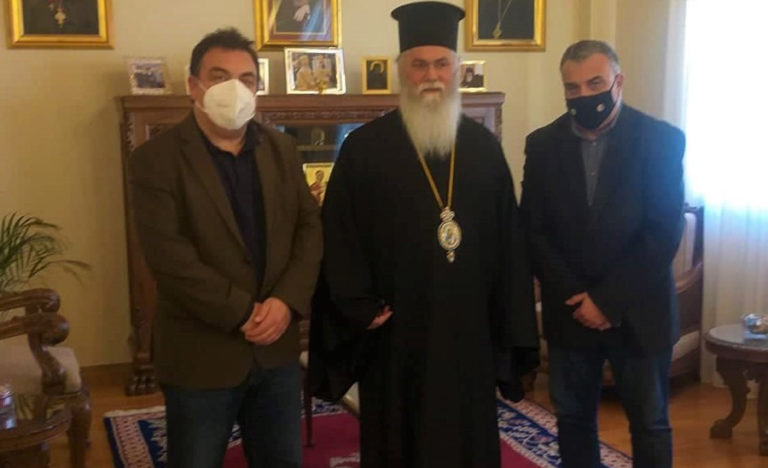 Συνάντηση δημάρχου Πύργου με Μητροπολίτη Καλαβρύτων για τις αγροτικές εκτάσεις