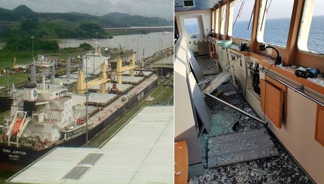 Τουρκικό πλοίο επλήγη από βόμβα στα ανοιχτά της Οδησσού