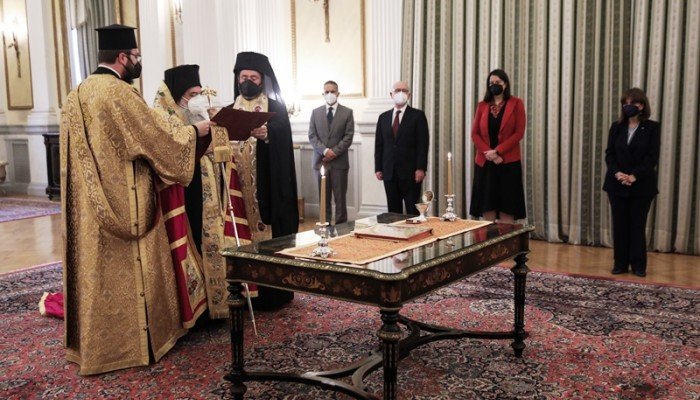 Στην Πρόεδρο της Δημοκρατίας ο νέος Αρχιεπίσκοπος Κρήτης