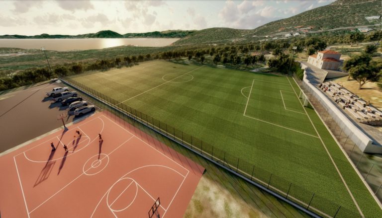 Διαγωνισμός για την κατασκευή γηπέδων ποδοσφαίρου και μπάσκετ στην Άνω Γατζέα
