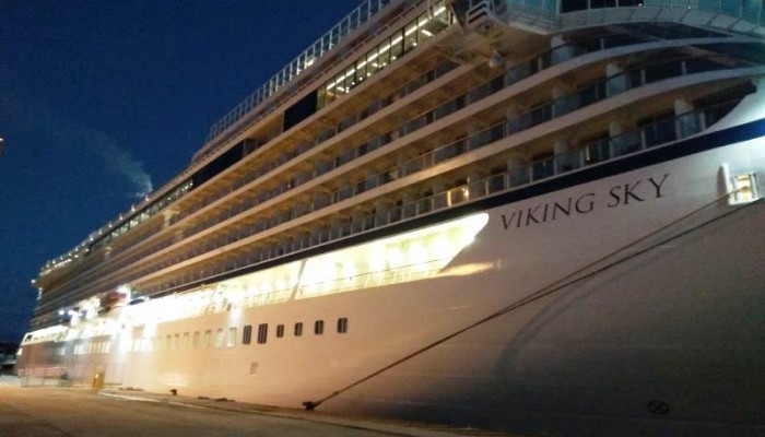 Χανιά: Το κρουαζιερόπλοιο Viking Sky στη Σούδα