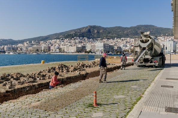 Καβάλα: Έργα ηλεκτροφωτισμού στο κεντρικό λιμάνι