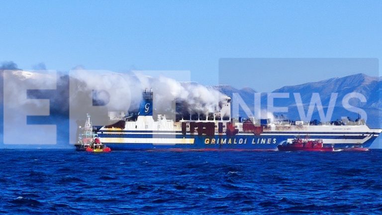 «Euroferry Olympia»: Κατεπείγουσα προκαταρκτική για τη φωτιά – Στον εισαγγελέα ο πλοίαρχος και οι δυο μηχανικοί