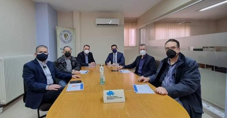 Συνάντηση Σκρέκα με την Ομοσπονδία Εμπορίου Θεσσαλίας για τη στήριξη των επιχειρήσεων