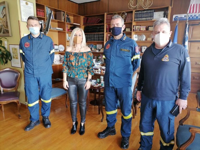 Επίσκεψη Συντονιστή Πυροσβεστικών Επιχειρήσεων Στ. Ελλάδας και Θεσσαλία στη Δ. Κολυνδρίνη
