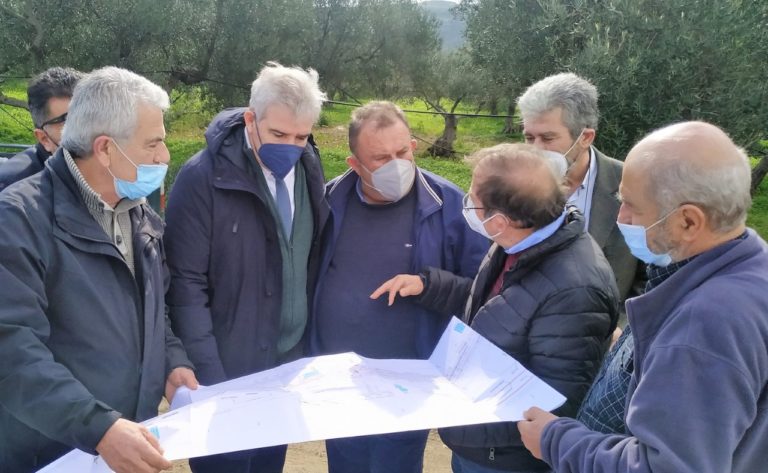 Ξεκινούν τα έργα στον Κόμβο Δραπανιά – Αυτοψία Παπαδογιάννη, Μυλωνάκη στο εργοτάξιο