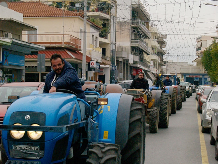 Αγρότες Μεσσήνης: “Ήρθε η ώρα να μιλήσουν τα τρακτέρ”