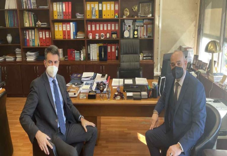 Συνάντηση Δημάρχου Ευρώτα Λακωνίας με τον Γ.Γ. Δημοσίων Επενδύσεων Δημήτρη Σκάλκο