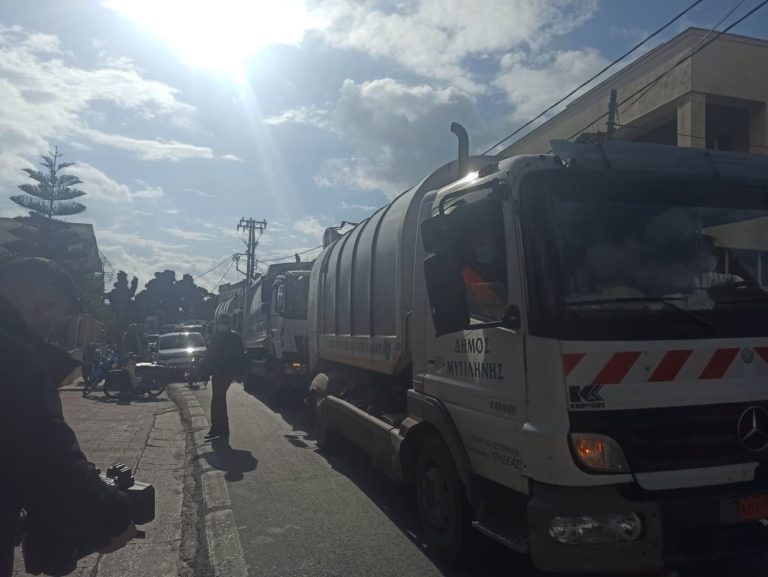 Μυτιλήνη: Μηχανοκίνητη πορεία εργαζομένων στους ΟΤΑ για τα βαρέα και ανθυγιεινά