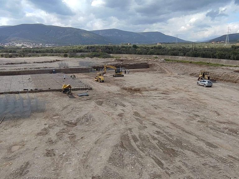 Σε εξέλιξη το αντιπλημμυρικό έργο του ποταμού Τάνου Κυνουρίας