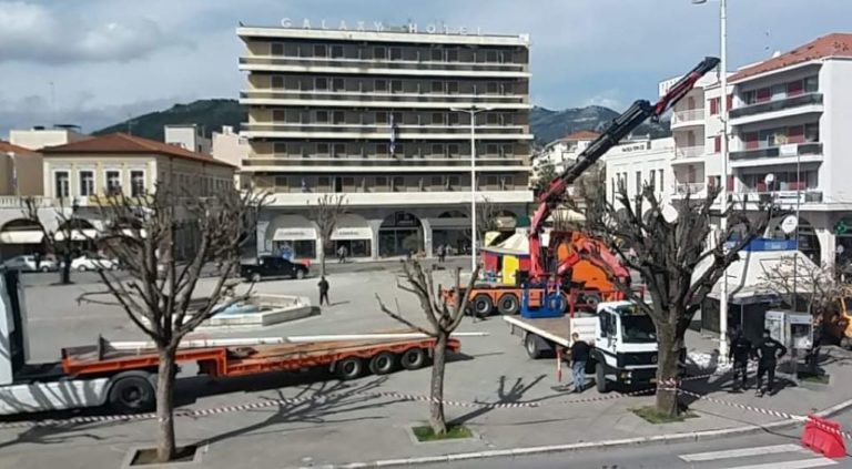 Ξεκίνησαν οι εργασίες για την ανάπλαση της κεντρικής πλατείας της Τρίπολης
