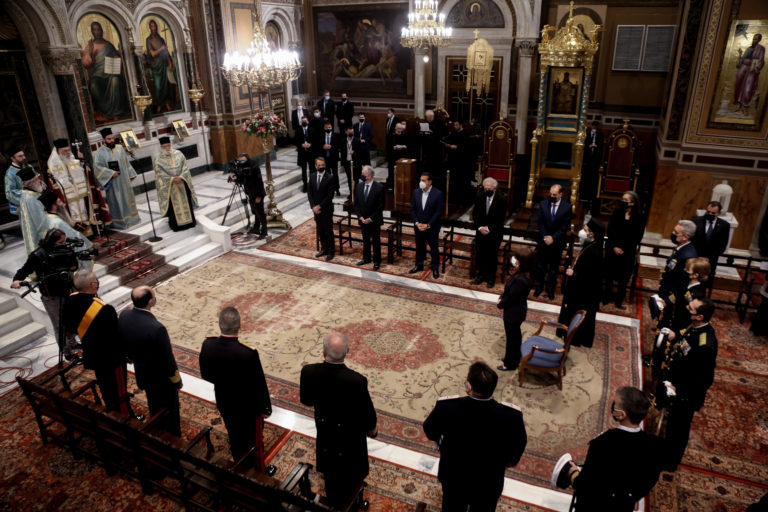 Η δοξολογία για την 25η Μαρτίου στη Μητρόπολη Αθηνών