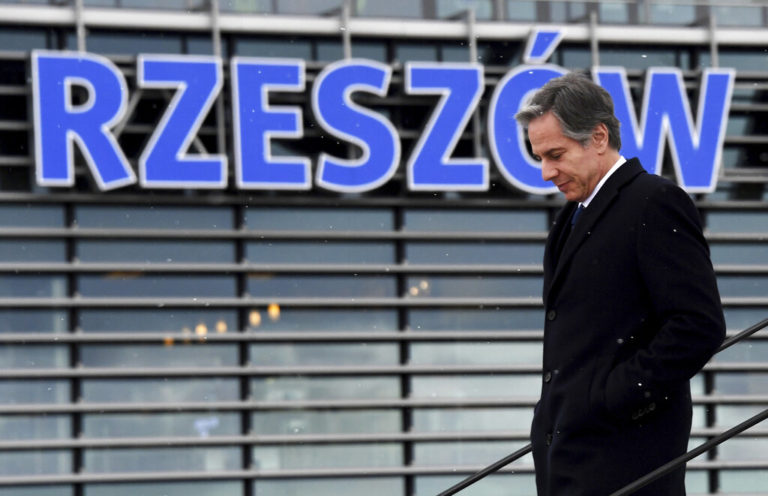 Στην Πολωνία ο Ά. Μπλίνκεν για συνομιλίες σχετικά με την ασφάλεια και τους πρόσφυγες από την Ουκρανία