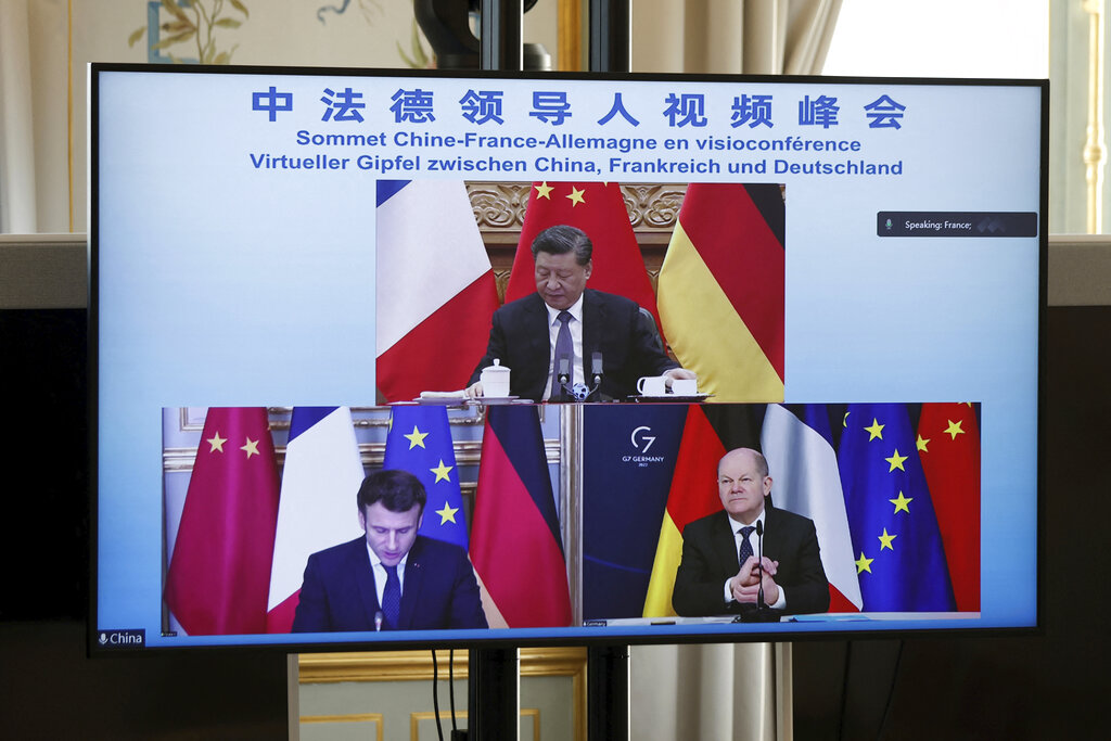 Τηλεδιάσκεψη Κίνας, Γερμανίας, Γαλλίας για την Ουκρανία – Πρόθυμος για διαμεσολάβηση ο Κινέζος πρόεδρος