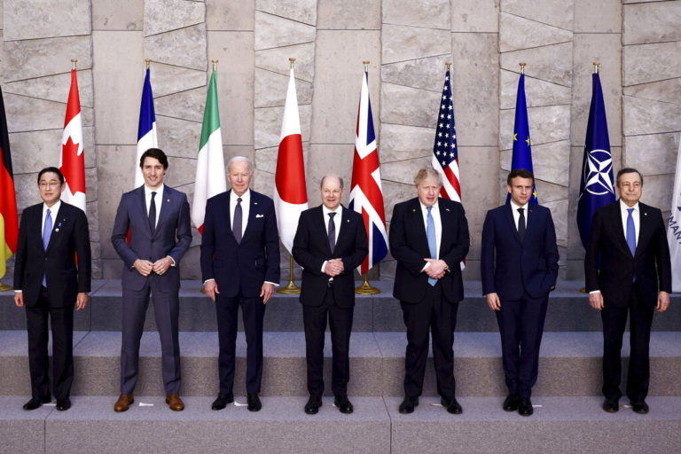 G7: Προειδοποίηση στη Ρωσία να μην χρησιμοποιήσει βιολογικά, χημικά ή πυρηνικά όπλα