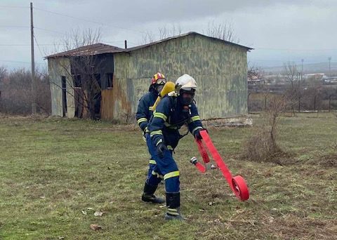 Φλώρινα: Άμεση επέμβαση της Πυροσβεστικής σε φωτιά σε αποθήκη
