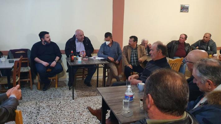 Συνάντηση για τις διεκδικούμενες εκτάσεις της Μονής Αγίων Θεοδώρων Αροανίας