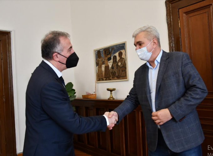 Θεσσαλονίκη: Συνάντηση του Υφυπουργού Εσωτερικών με το Γενικό Πρόξενο και τον Πρόξενο της Ουκρανίας