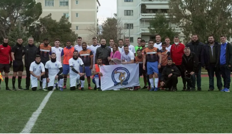 Ποδοσφαιρικός αγώνας αστυνομικών – Ρομά ενάντια στο ρατσισμό