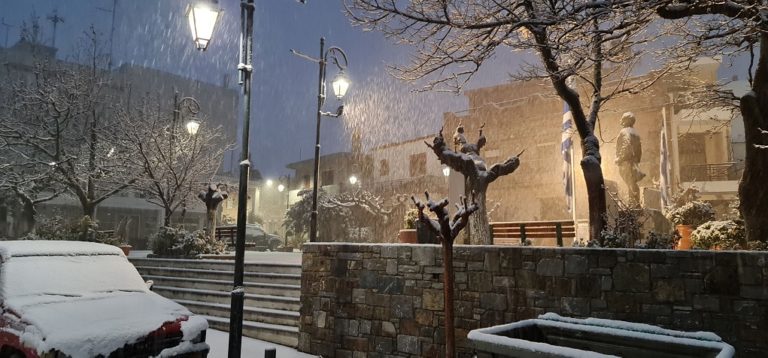 Κρήτη: Ο “Φίλιππος” επελαύνει φέρνοντας χιόνια, βροχές και κρύο – Πού κλείνουν τα σχολεία (video)
