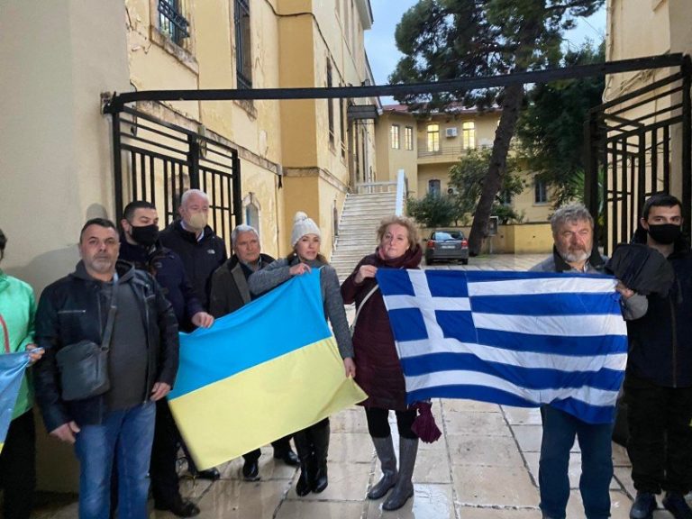 Χανιά: Διαμαρτυρία για τη Ρωσική εισβολή στην Ουκρανία