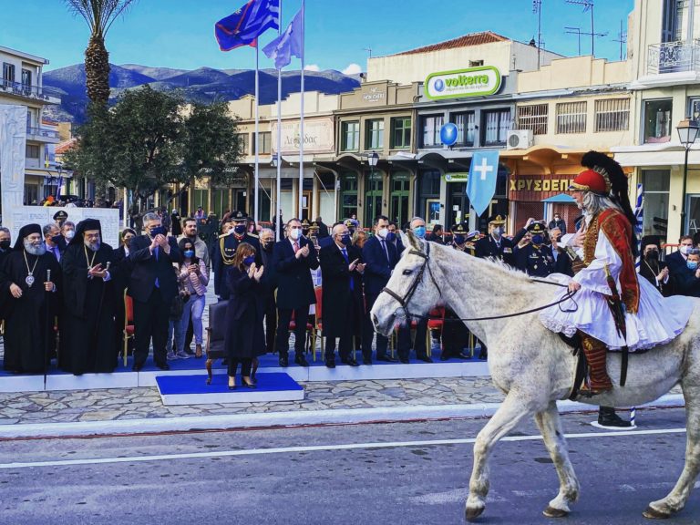 Κ. Σακελλαροπούλου από την Καλαμάτα: Οι ήρωες της Επανάστασης καθοδηγητές στην προάσπιση της εθνικής μας ανεξαρτησίας