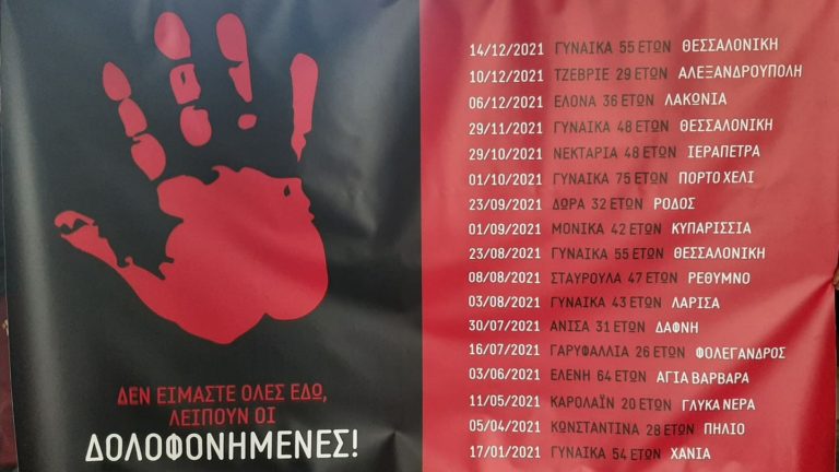 Λέμε όχι στην έμφυλη βία και στις γυναικοκτονίες- Παγκόσμια ημέρα γυναίκας