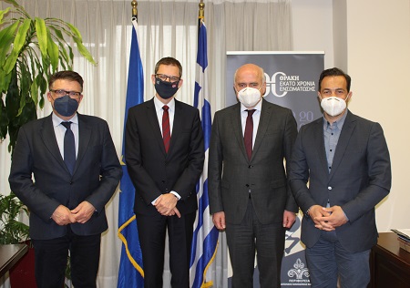 Κομοτηνή: Συνάντηση του Περιφερειάρχη ΑΜΘ με τον Νορβηγό Πρέσβη στην Αθήνα