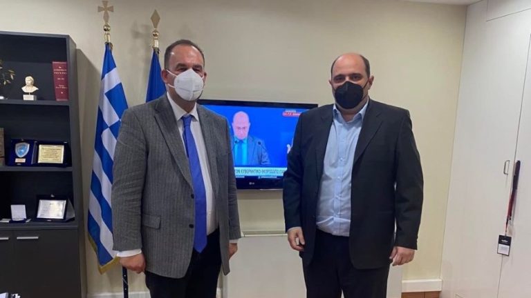 Τον υφυπουργό στον Πρωθυπουργό Χ. Τριαντόπουλο συνάντησε ο Δήμαρχος Γορτυνίας για τα θέματα της πυρόπληκτης περιοχής