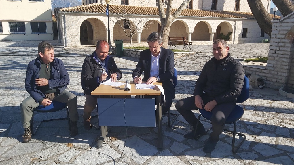 Υπογραφές για αποχέτευση ακαθάρτων στο Δήμο Αρταίων
