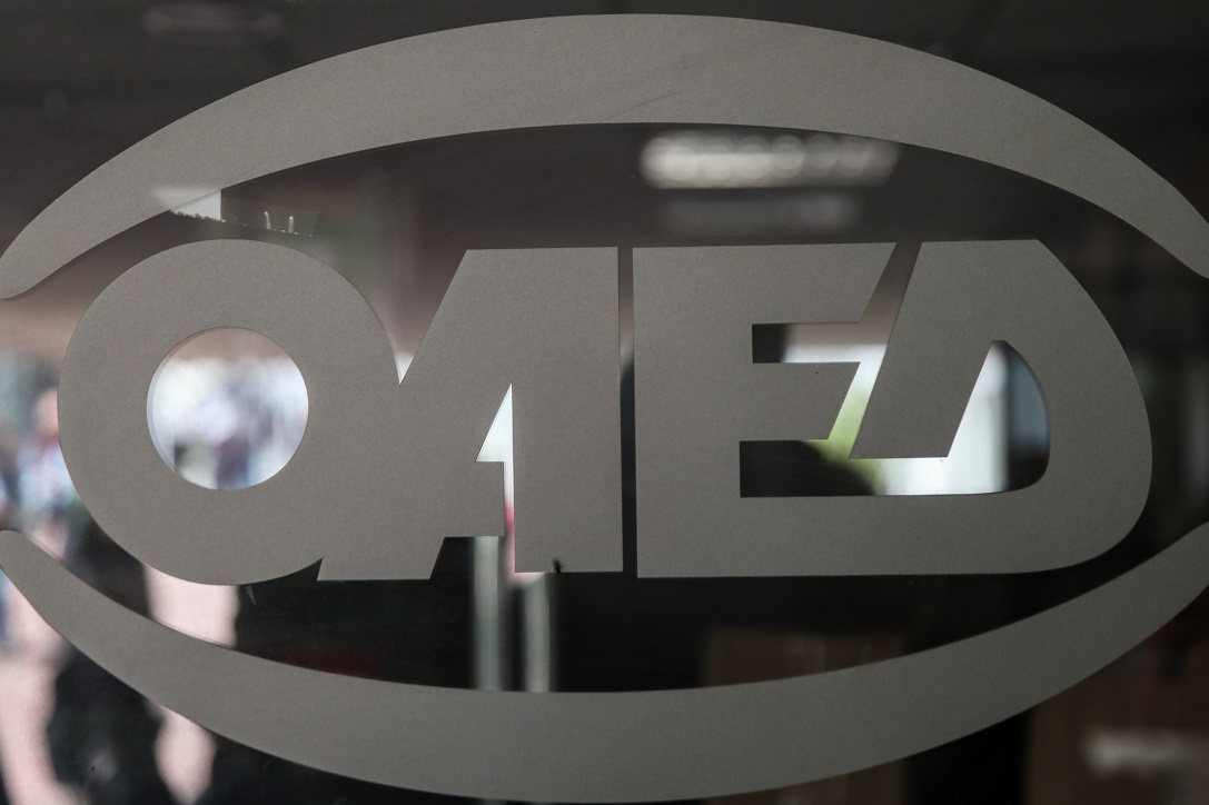 ΣΥΓΚΕΝΤΡΩΣΗ ΔΙΑΜΑΡΤΥΡΙΑΣ ΕΡΓΑΖΟΜΕΝΩΝ ΣΤΟΝ ΟΑΕΔ ΣΤΟ ΚΤΗΡΙΟ ΤΗΣ ΔΙΟΙΚΗΣΗΣ ΤΟΥ ΟΡΓΑΝΙΣΜΟΥ(ΓΙΑΝΝΗΣ ΠΑΝΑΓΟΠΟΥΛΟΣ/EUROKINISSI)