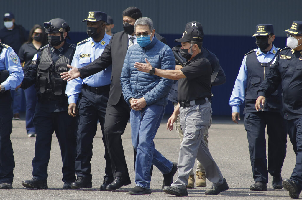 APTOPIX Honduras Hernandez Extradition