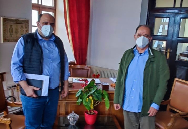 Ζαγορά: Ο Χρ. Τριαντόπουλος ενημερώθηκε για τα έργα αποκατάστασης από τις φυσικές καταστροφές