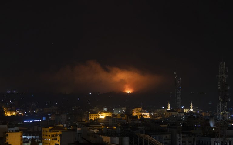 Γάζα: Αντίποινα της ισραηλινής αεροπορίας μετά από εκτόξευση ρουκέτας Παλαιστινίων