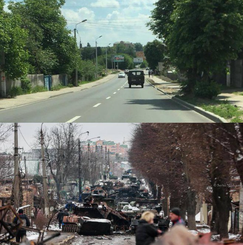 Οδοιπορικό τρόμου στα  προάστια του Κιέβου – Η Μπούκα πριν και μετά τους Ρώσους