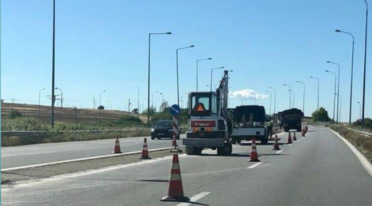 Προσωρινές κυκλοφοριακές ρυθμίσεις στην Εθνική Οδό Αθηνών-Θεσσαλονίκης στην Πιερία