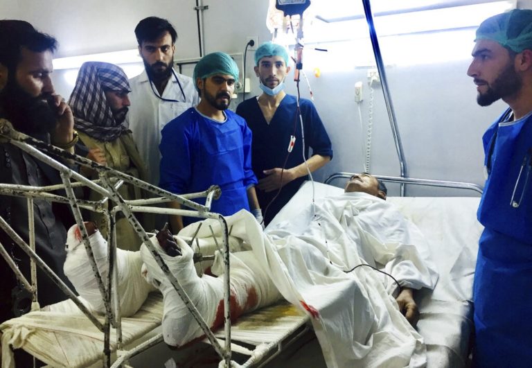 Τραυματισμένος άντρας στο Αφγανιστάν