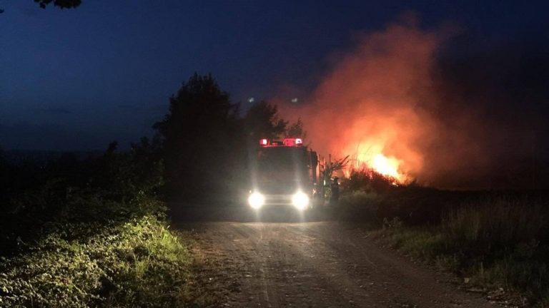 Ζάκυνθος: Μεγάλη φωτιά στο χωριό Κοιλιώμενος