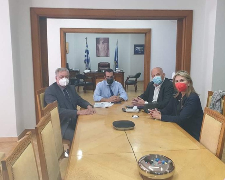 Συναντήθηκαν με τον Υπουργό Υγείας Θ. Πλεύρη και του έθεσαν προβλήματα του Νοσοκομείου Βόλου