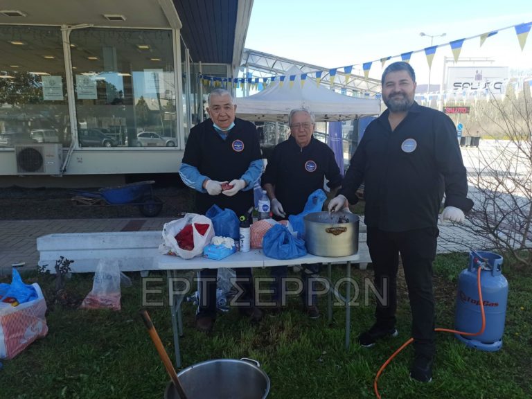 Προμαχώνας: Φαγητό για τους Ουκρανούς πρόσφυγες από τη «Δράση για τον άνθρωπο»