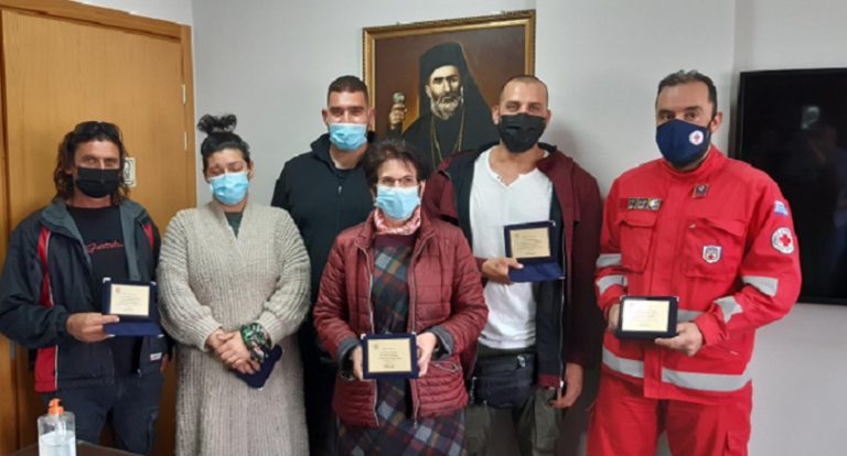 Τους εθελοντές του ναυαγίου του «Manassa Rose» βράβευσε ο Δήμος Κισάμου