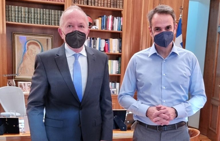 Συνάντηση Κ. Μητσοτάκη με Αθ. Λιούπη για δημιουργία Ακτινοθεραπευτικού Τμήματος στο Νοσοκομείο Βόλου