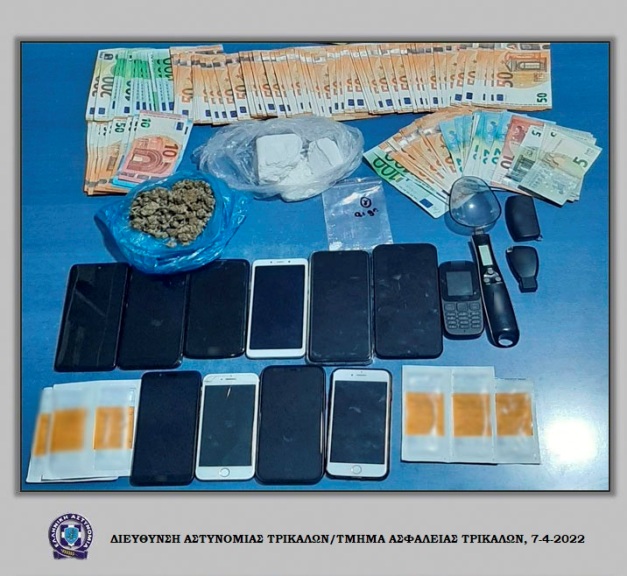 Εξαρθρώθηκε εγκληματική οργάνωση που διακινούσε κοκαΐνη στα Τρίκαλα – Εμπλέκονται 26 άτομα