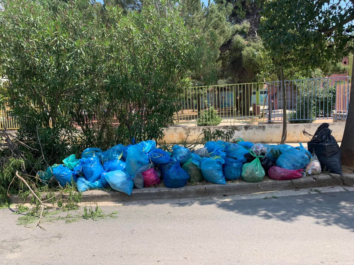 Μικροί και μεγάλοι εν δράσει για ένα καθαρό προαύλιο στο 5ο δημοτικό σχολείο Χαλανδρίου