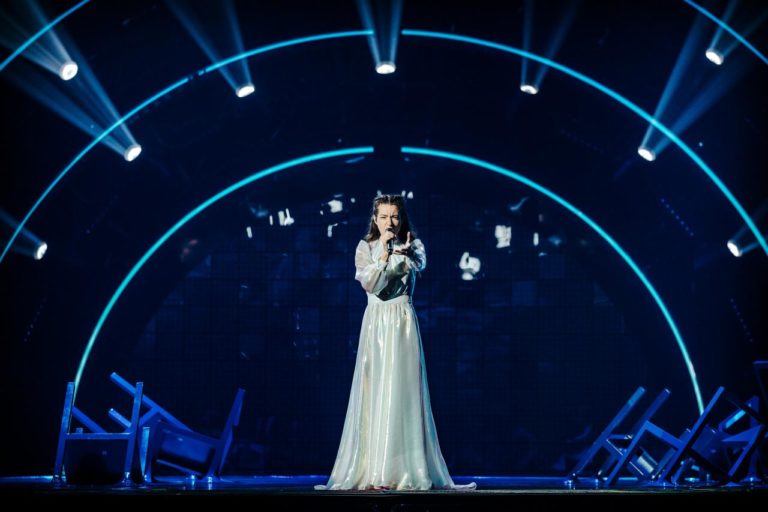 Eurovision 2022: Εντυπωσίασε η Αμάντα Γεωργιάδη στην πρώτη της πρόβα
